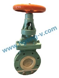 API/DIN carbon steel ceramic knife gate valve